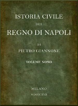 [Gutenberg 50649] • Istoria civile del Regno di Napoli, v. 9